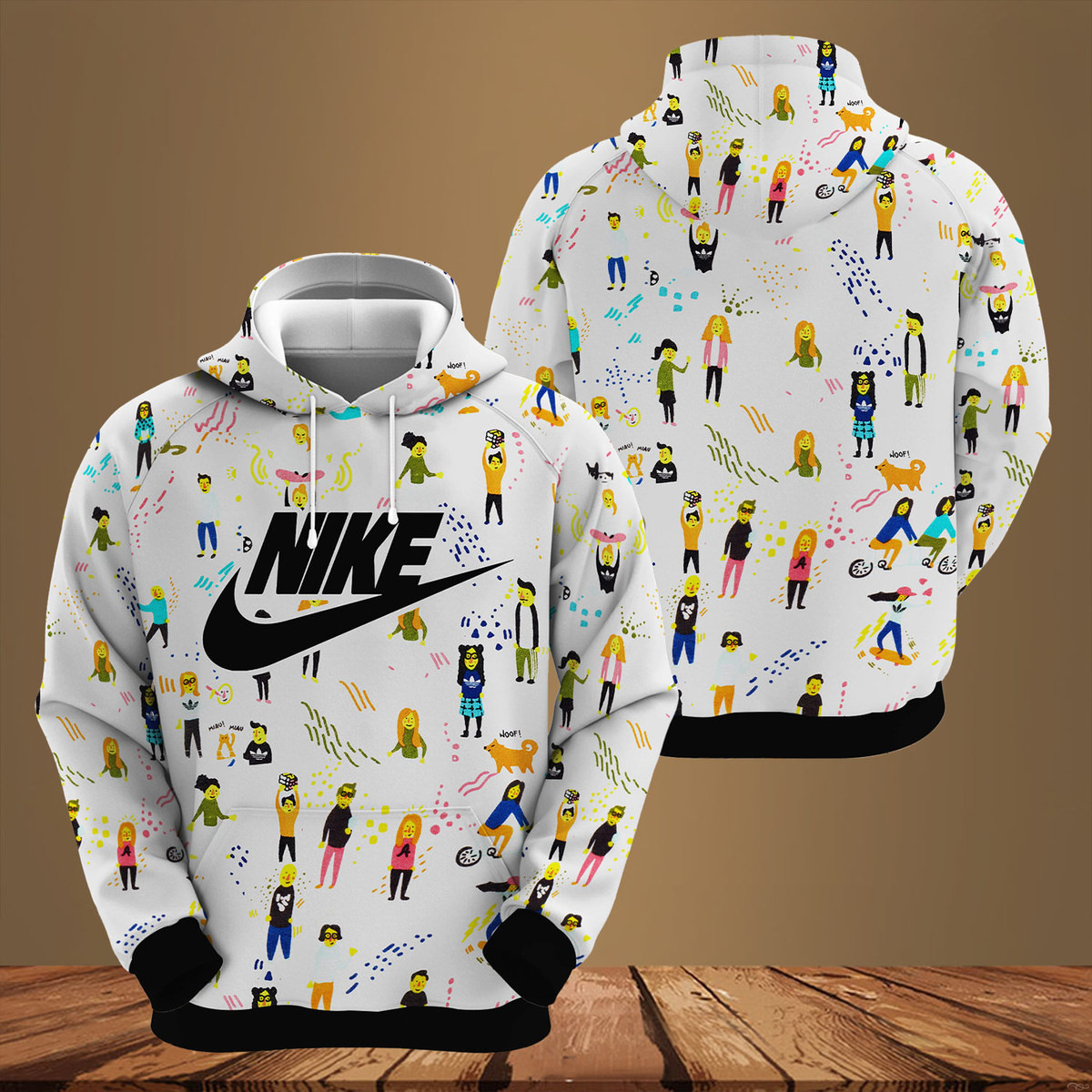 NK 3D Hoodie NK4744 Ver 496 Hoodie