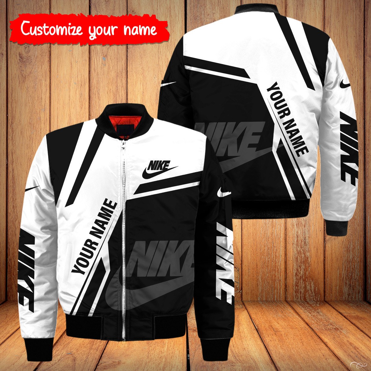 NK Customize Name Bomber Jacket NK5788 Ver 8 Bomber