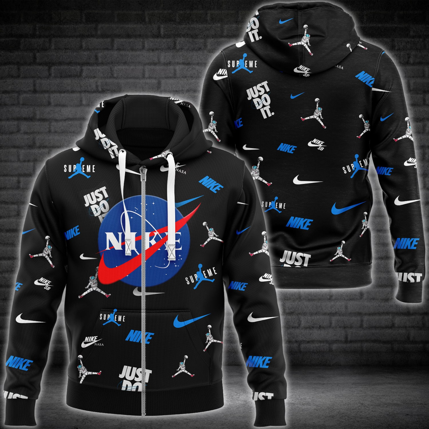 NK Zip Hoodie NK6009 Ver 9 Zipper Hoodie