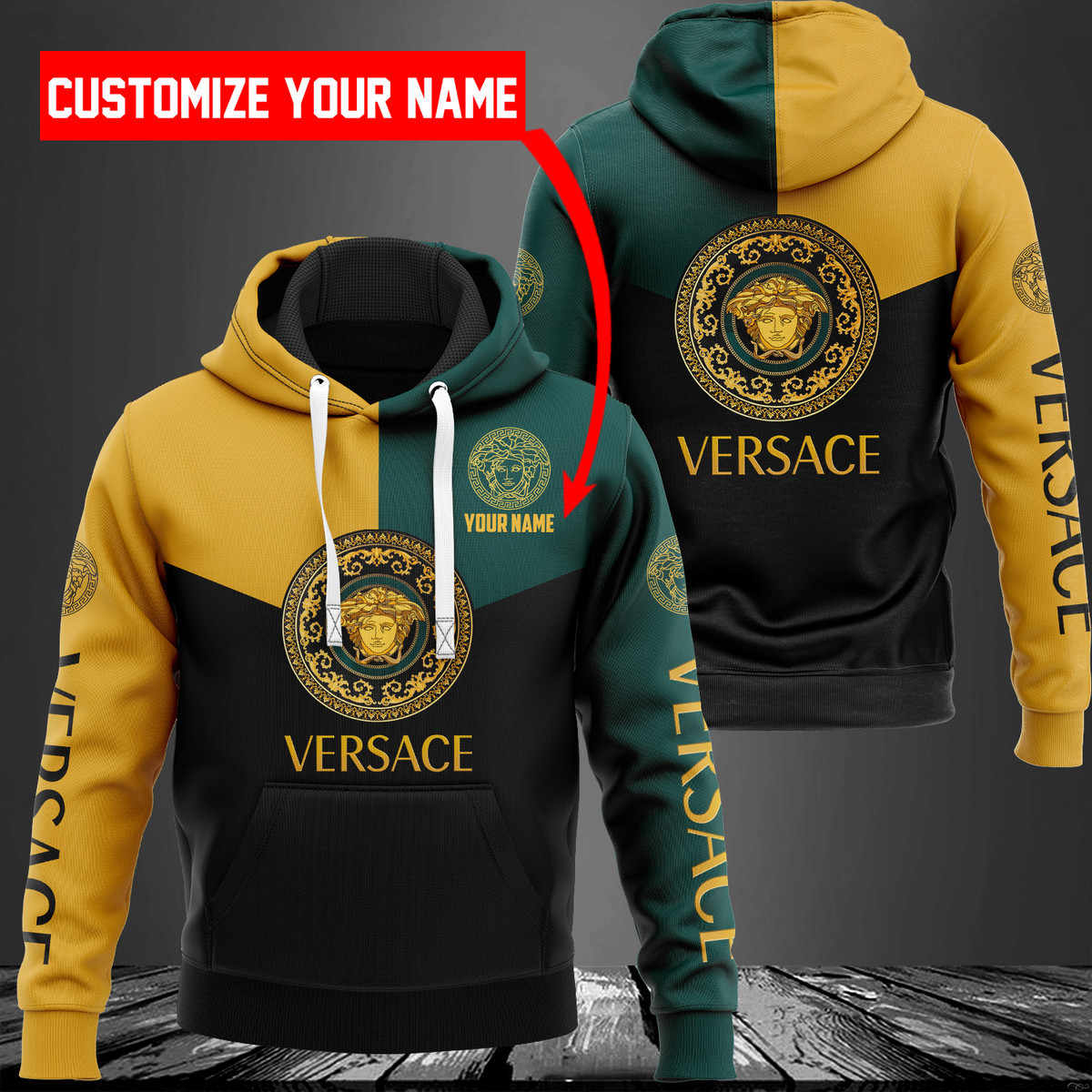 VS 3D Customize Name Hoodie VS4380  Ver 68 Hoodie