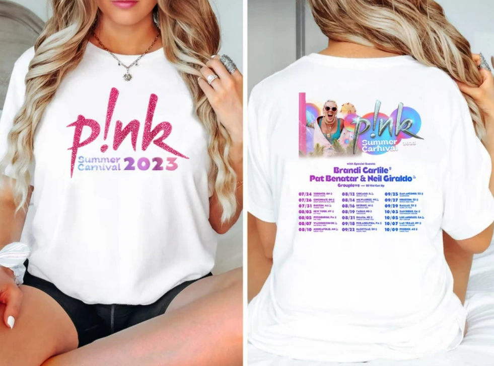 P!nk Summer Carnival 2023 shirt