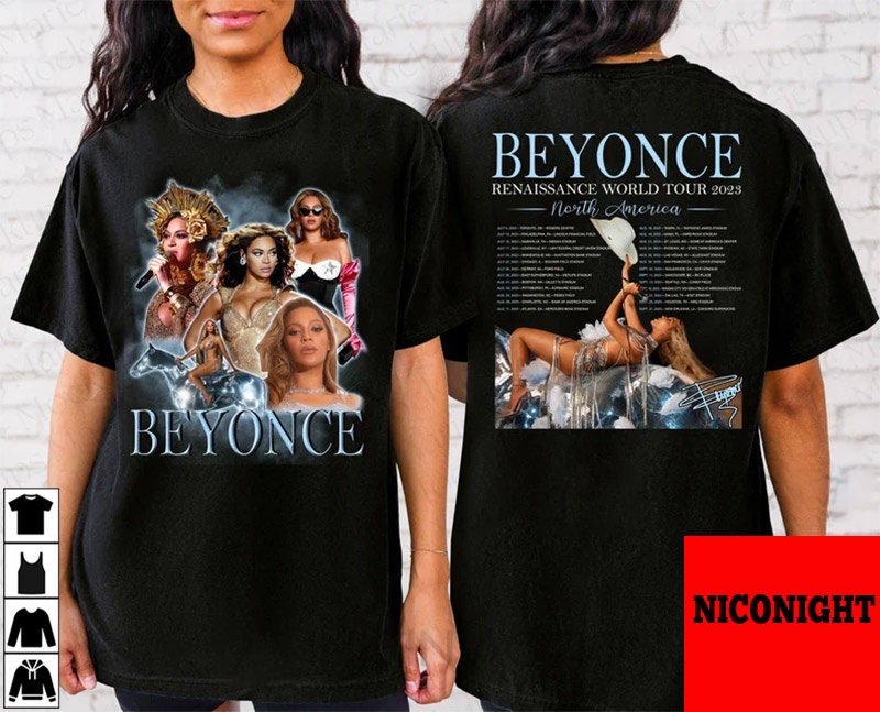 Beyonc Tour Renaissance Tour New Album 2023 Both Side T-shirt