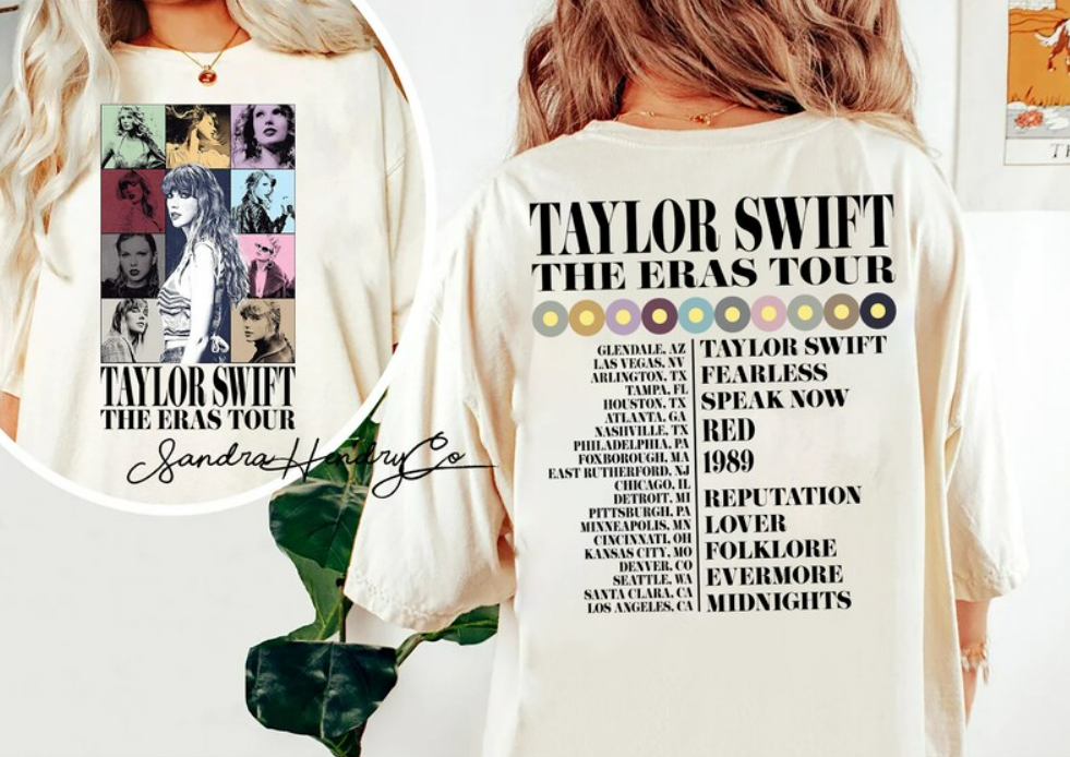 Taylor Swift The Eras Tour Tshirt – CVCSTORE