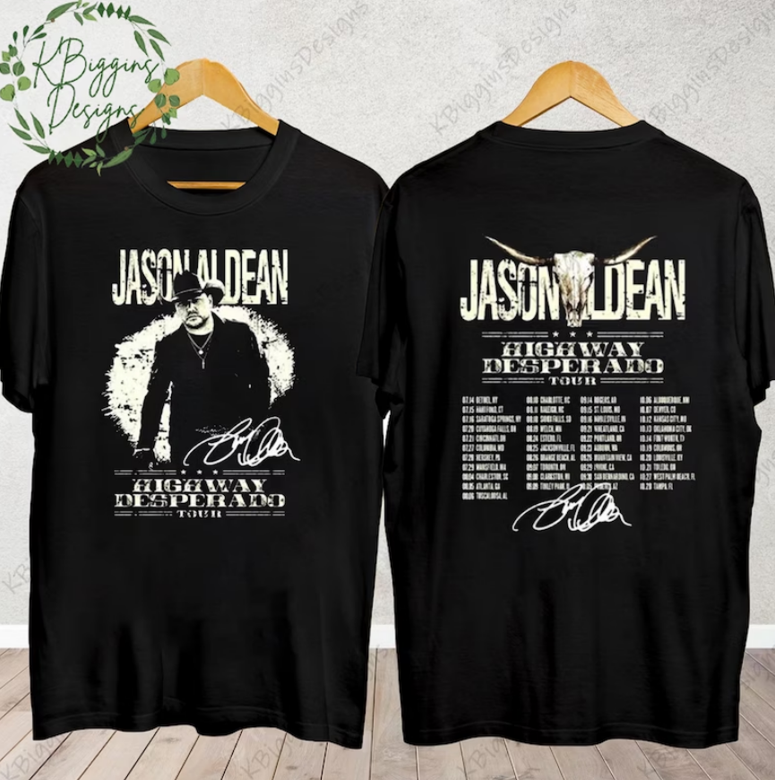 Jason Aldean Highway Desperado Tour 2023 Shirt 12