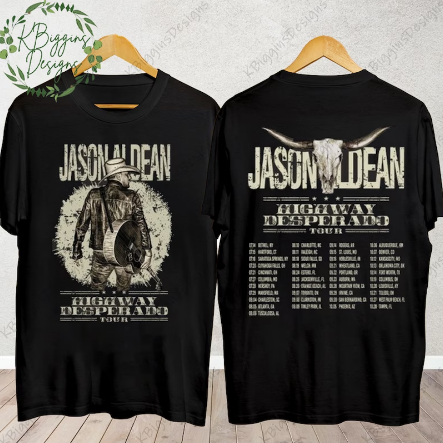 Jason Aldean Highway Desperado Tour 2023 Shirt