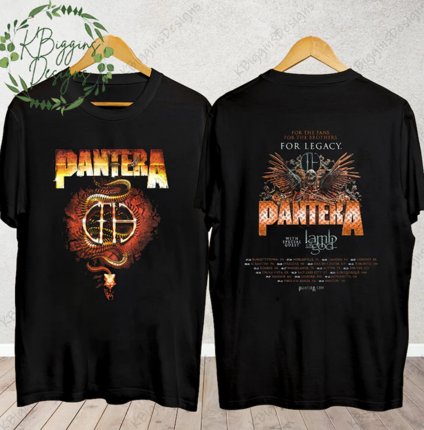 Pantera 2023 Tour With Lamb Of God Shirt