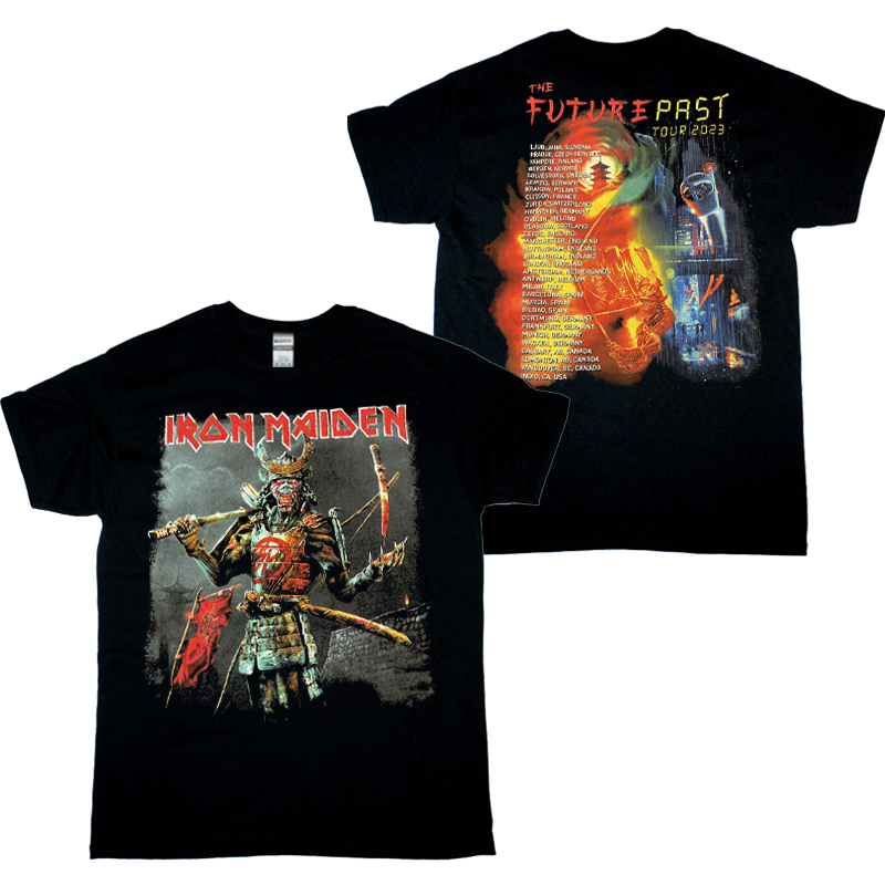 Iron Maiden The Future Past Tour 2023 Event T-Shirt