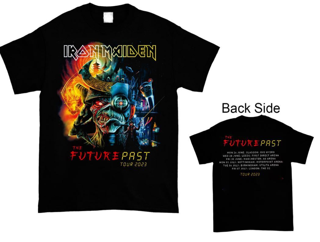 Iron Maiden The Future Past Tour 2023 Shirt Double Sided T-Shirt