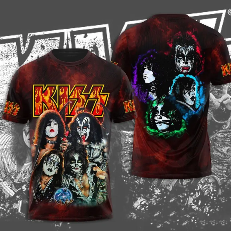 Kiss Band 3D All Over Print Shirt-2707