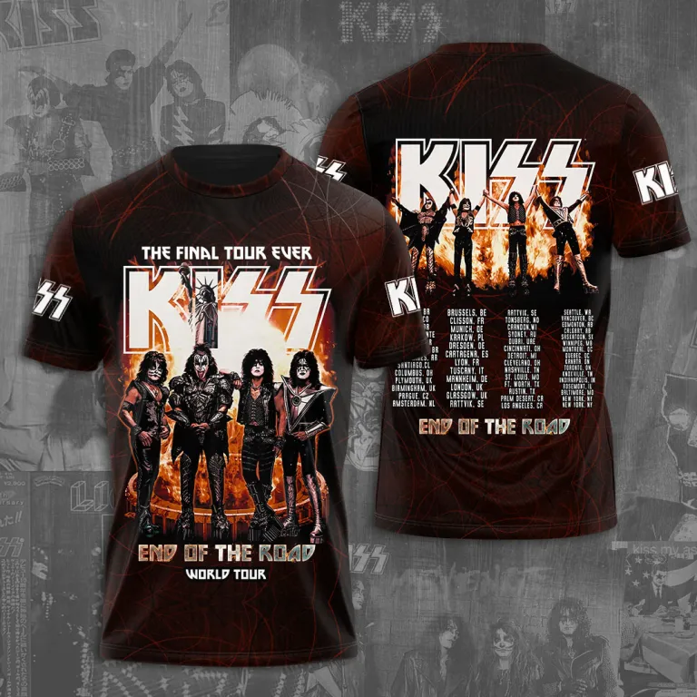 Kiss Band 3D All Over Print Shirt-2712