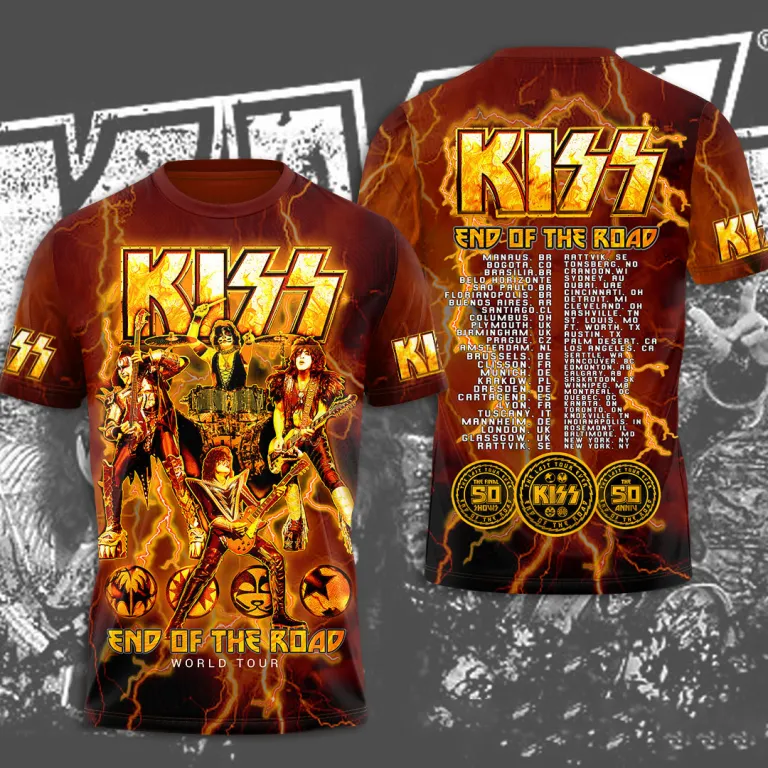 Kiss Band 3D Apparels-ck 1602