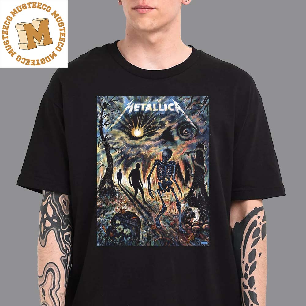 Metallica 72 Season Poster Series Sleep Walk My Life Away Unisex T-Shirt