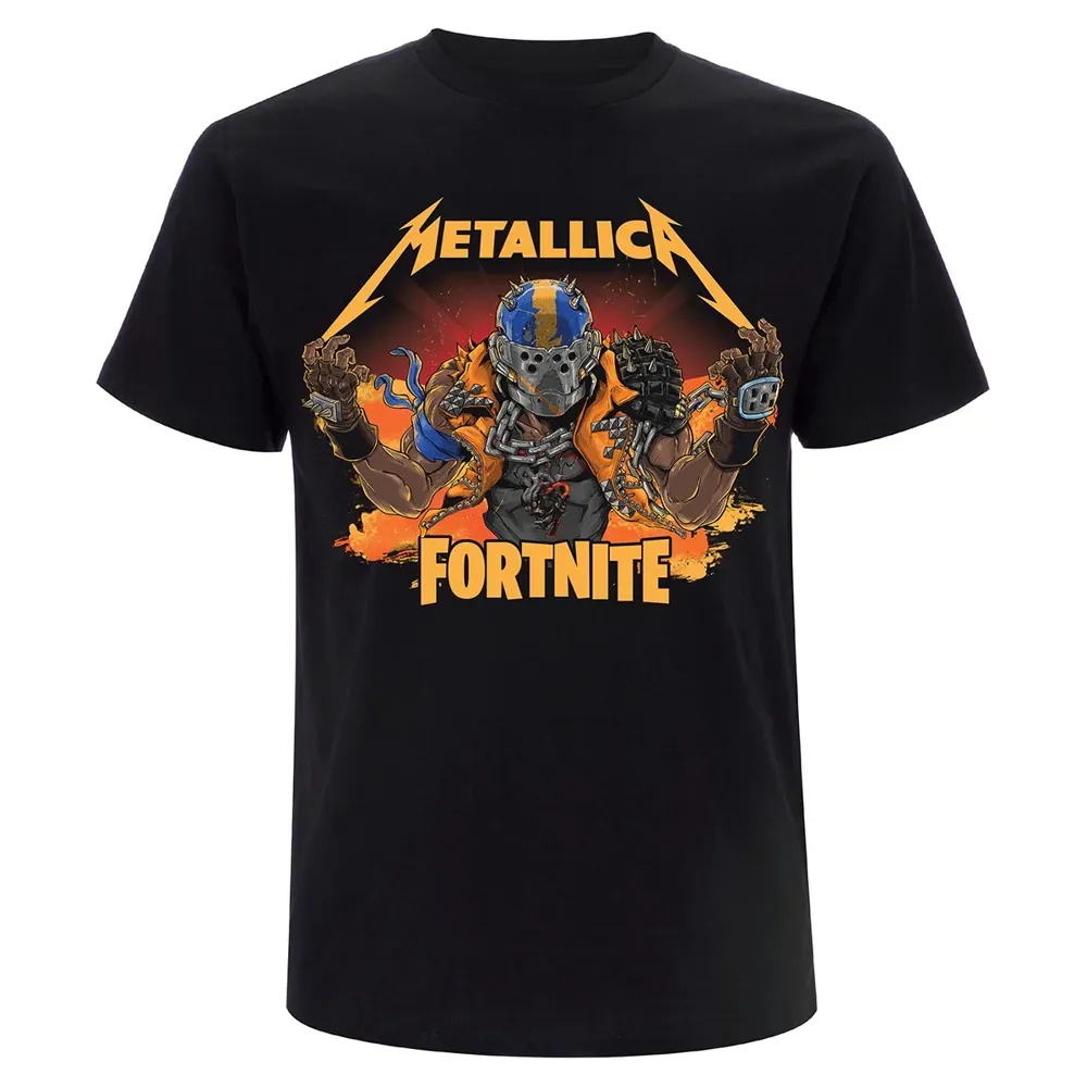 Fortnite x Metallica Rust Merch Collaboration M72 Met Store Limited T-Shirt 001